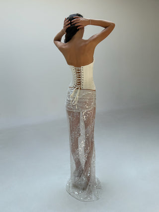 Cherie Ariella Maxi Skirt - White