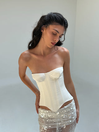 Cherie Ariella Maxi Skirt - White