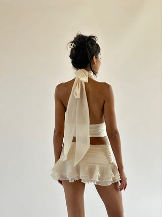 Belinda Halter Top Ivory