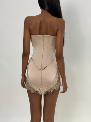Sample Mini Skirt Nude