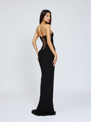 Cherie Clara Maxi Dress - Black