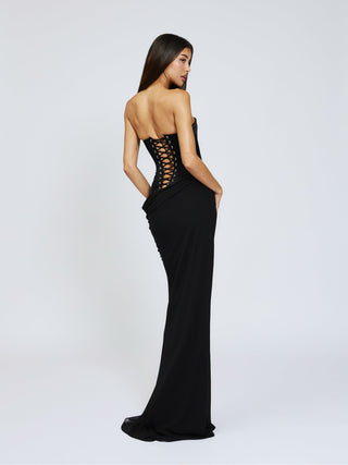Cherie Clara Maxi Dress - Black