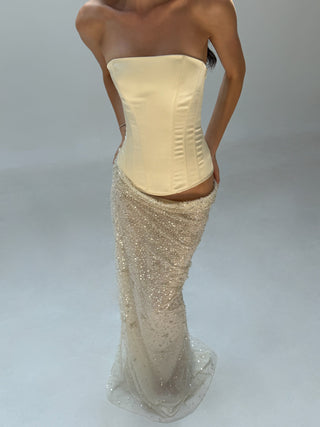 Cherie Clara Maxi Dress Ivory