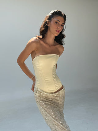 Cherie Clara Maxi Dress Ivory