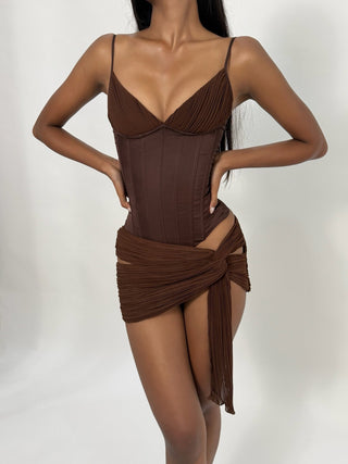 Sample Carolyn Pleated Corset