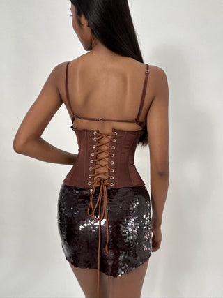 Sample Corset Brown