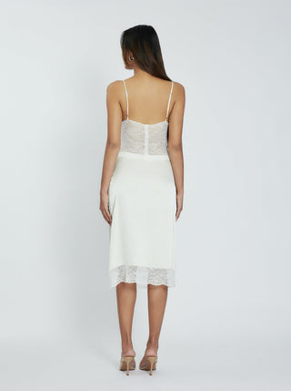 Daphne Midi Dress Ivory