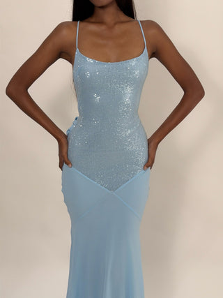Sample Maxi Dress Blue