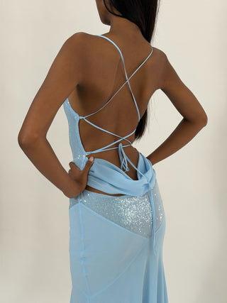 Sample Maxi Dress Blue