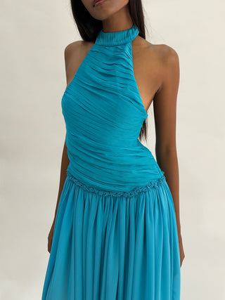 Sample Maxi Dress Blue