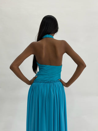 Sample Maxi Dress Blue