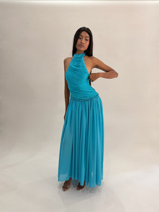 Sample Maxi Dress Blue