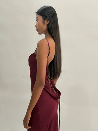 Sample Maxi Dress Burgandy