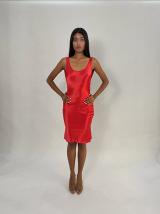 Sample Midi Dress Red