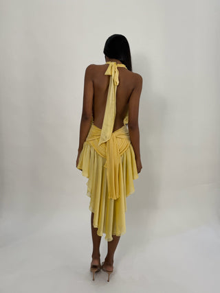 Sample Oriana Mini Dress Yellow