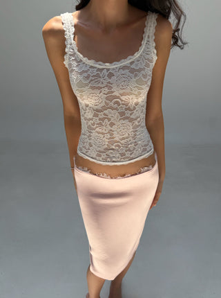 Cherie Emilia Midi Skirt - Pink