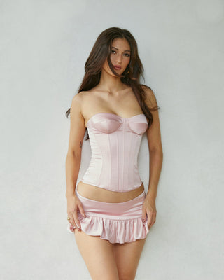 Cherie Iris Mini Skirt - Pink