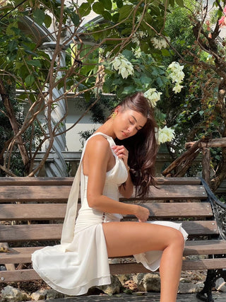 Lisa Button Up Top Ivory