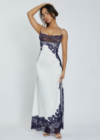 Cherie Marcelline Maxi Dress - White
