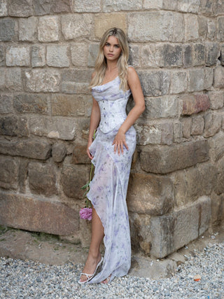 Cherie Rosario maxi dress floral