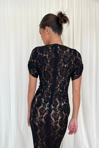 Sample Margot Maxi Dress Black