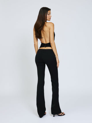 Cherie Stella Halter Top Mesh - Black