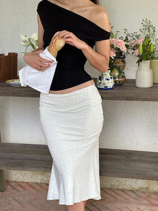 Cherie Vera Midi Skirt - Polka Dot