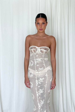 Sample Maxi Dress Ivory