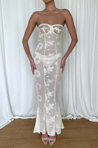 Sample Maxi Dress Ivory