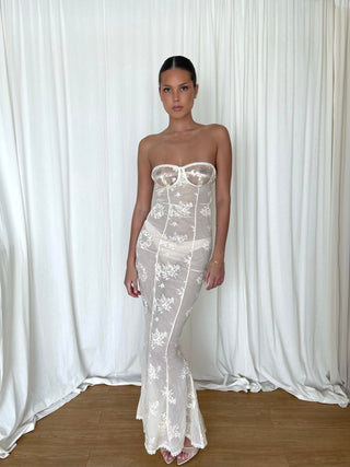 Sample Maxi Dress Ivory