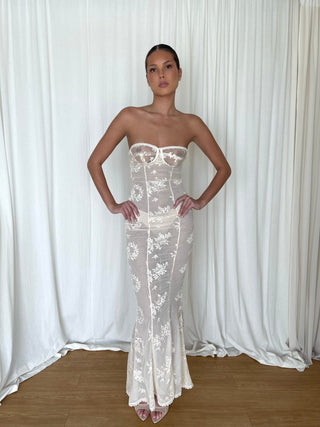 Sample Maxi Dress Ivory