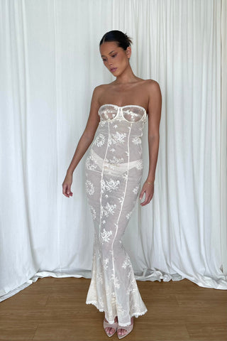 Sample Maxi Dress Ivory