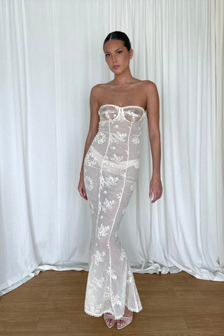 Sample Maxi Dress Ivory