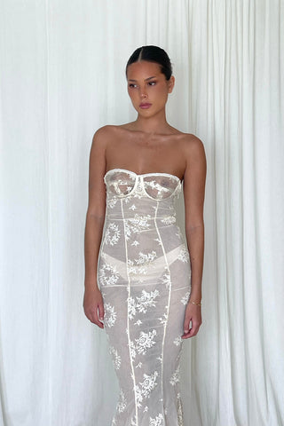 Sample Maxi Dress Ivory
