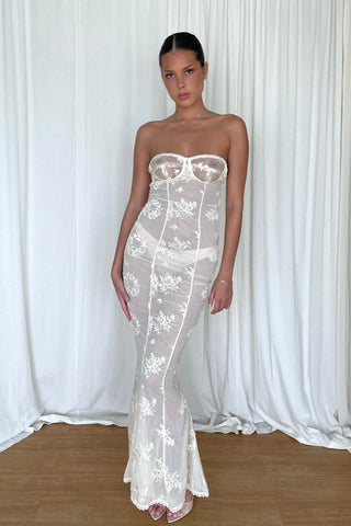 Sample Maxi Dress Ivory