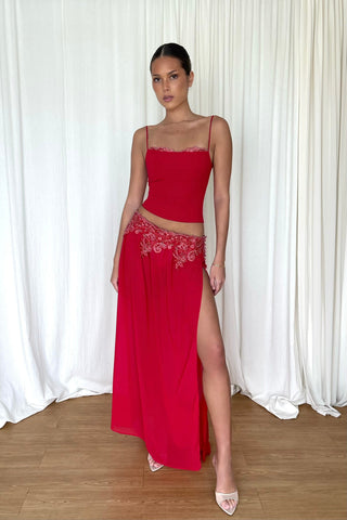 Sample Top Red