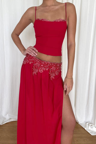 Sample Top Red
