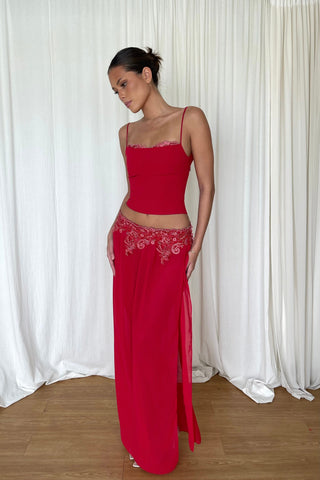 Sample Top Red