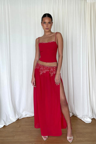Sample Top Red