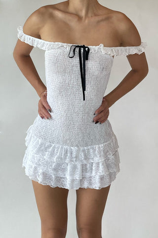 Sample Midi Dress White