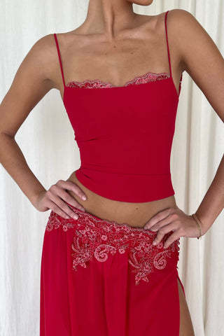 Sample Top Red