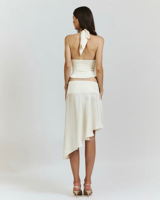mixedgals Diana Midi Skirt - Ivory