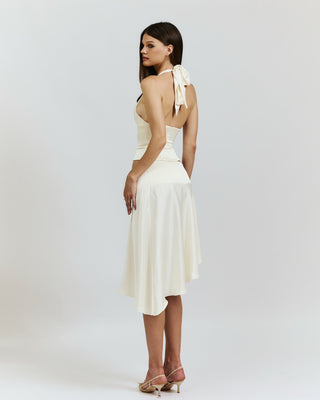 mixedgals Diana Midi Skirt - Ivory