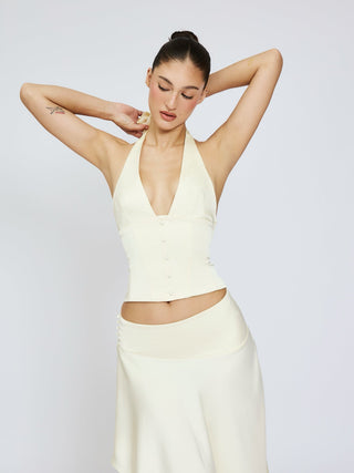 mixedgals Diana Midi Skirt - Ivory